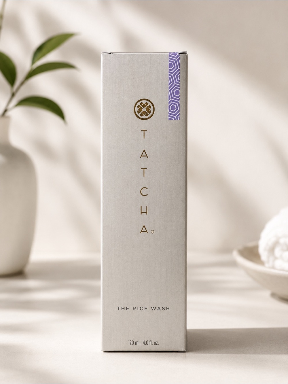 New In Box Tatcha The Rice Wash Facial Cream Cleanser 4 fl oz
